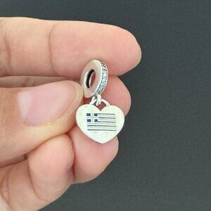 Pandora  GREECE Flag  Exclusive Charm